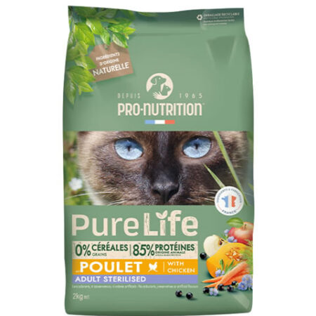 PURE LIFE ADULT STERILISED / CHICKEN 2KG