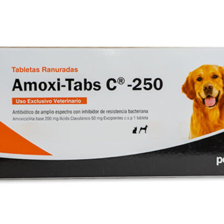 PETMEDICA - AMOXI - TABS C -250 (ANTIBIOTICO DE AMPLIO ESPECTRO - BLISTER x 10 TABS)