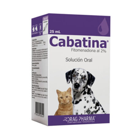 DRAG PHARMA - CABATINA 25ML (FITOMENADIONA 2% - ANTIHEMORRAGICO)