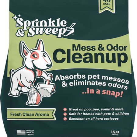 SPRINKLE&SWEEP - MESS&ODOR CLEANUP (15OZ)